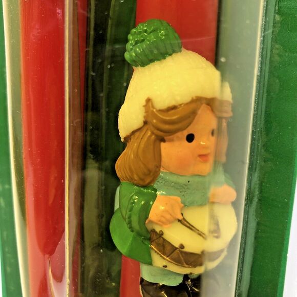 1982 AVON Celebrates A Country Christmas The Littlest Drummers 10" Taper Candles - Picture 4 of 9
